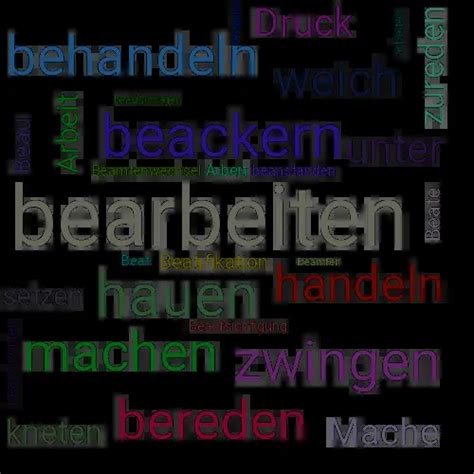 bearbeiten synonym.